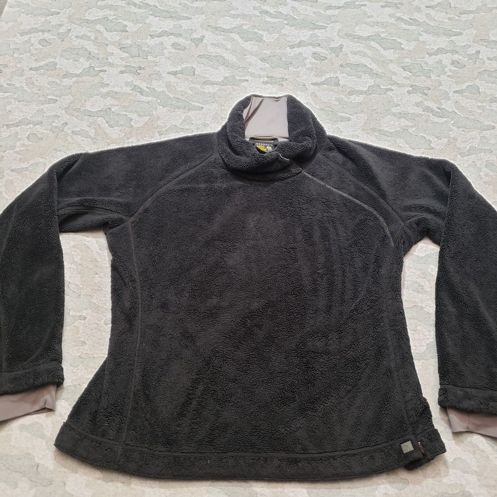 Mountain Hardwear Sweatshirt Womens XL Black Pullover Long Sleeve